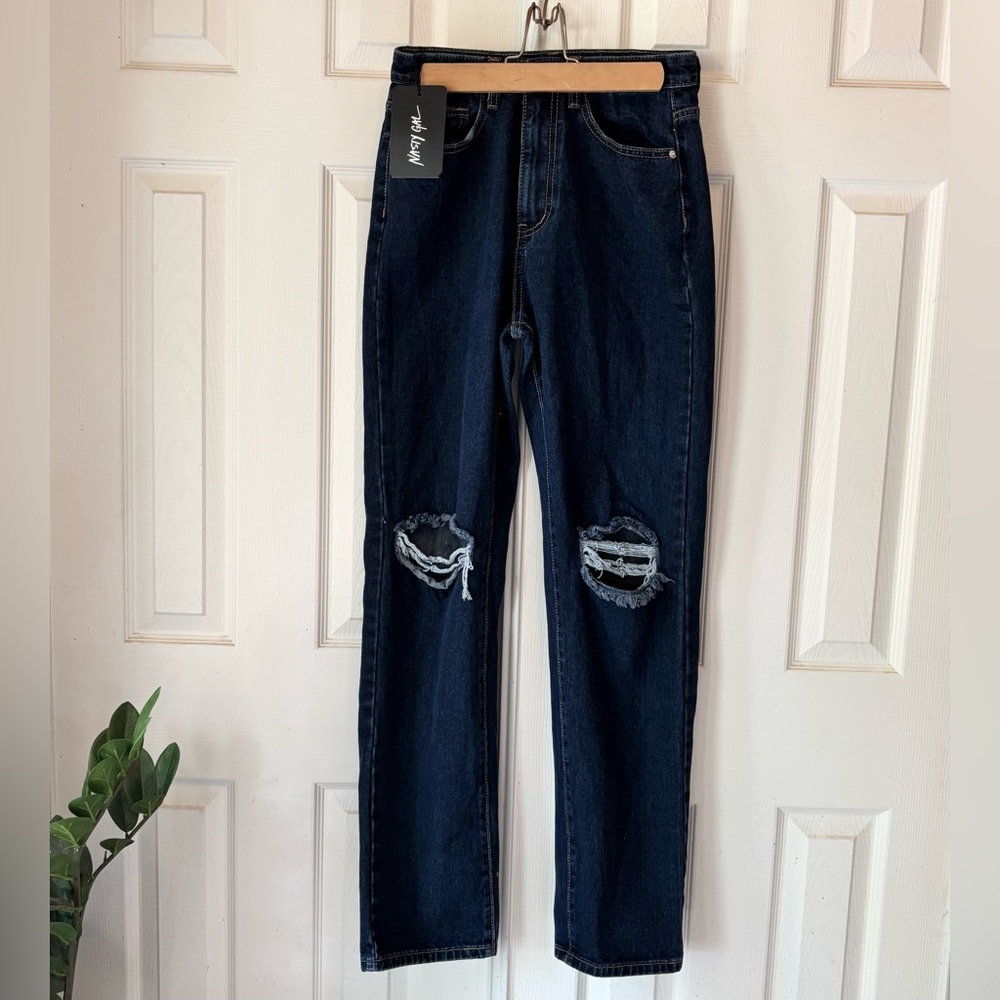 New with Tags Nasty Gal Indigo Denim Jeans
